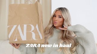 ZARA new in haul  spring outfits and holiday inspo [upl. by Jamey]