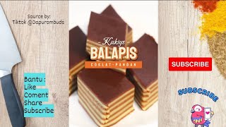 Resep Kukis Balapis Coklat Pandan ala masakan Om Buds [upl. by Ayekal]