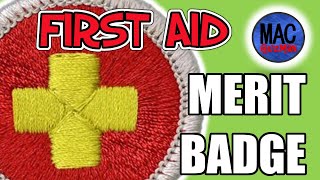 How to get First Aid Merit Badge  Most important in Scouts BSA [upl. by Bartolomeo]