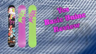 The 2024 Yes Basic UnInc Snowboard Review [upl. by Rattray]