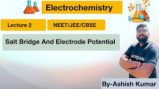 ElectrochemistrySalt Bridge and Electrode potential jee neet education cbse jac cbseboard [upl. by Osterhus]