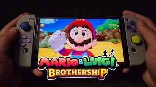 Mario and Luigi Brothership Nintendo Switch OLED Gameplay [upl. by Yanarp]