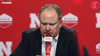 Wisconsins Greg Gard after 8072 loss to Nebraska basketball Feb 1 2024 [upl. by Mehelhteb]