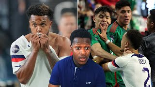 🇬🇧BRIT REACTS TO  USA vs Mexico  CONCACAF NATIONS LEAGUE SEMIFINAL [upl. by Nelrsa]