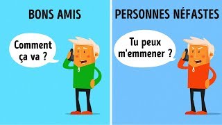 10 Différences Entre Les Bons Amis et Les Amis Toxiques [upl. by Aicilla]