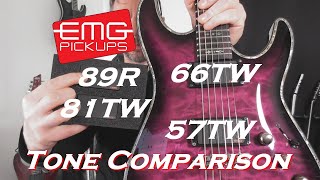 EMG 81TW  89R vs 57TW  66TW Tone Comparison [upl. by Trstram]