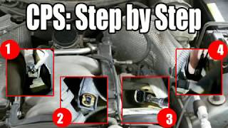 Crankshaft Position Sensor  Step by Step crank Chrysler Crossfire Mercedes Benz SLK320 Clk AMG [upl. by Milore218]