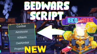 NEW BedWars Script PASTEBIN 2024 AIM ASSIST KILLAURA BOW AIMBOT AUTO STRAFE ANTI VOID [upl. by Niras]