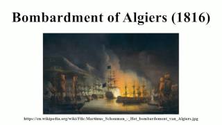 Bombardment of Algiers 1816 [upl. by Mena597]