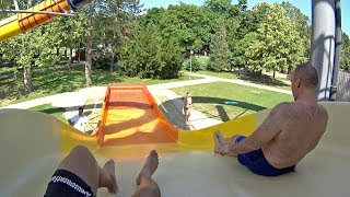 Super Fun Family Water Slide at Harkányfürdő [upl. by Tiler]