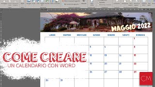 Come creare un calendario personalizzato con Word [upl. by Anoo764]