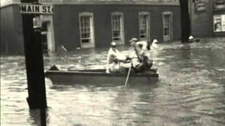 Putnam CT Flood of 1955 Video [upl. by Cirdec]