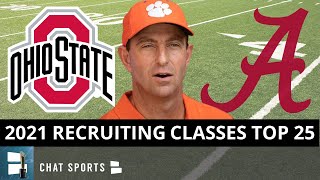 College Football Recruiting Top 25 Recruiting Classes Leading Up To 2021 National Signing Day [upl. by Gnaw760]