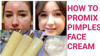 How To Promix Pimples Acne Darkspots Face Cream [upl. by Soalokcin]