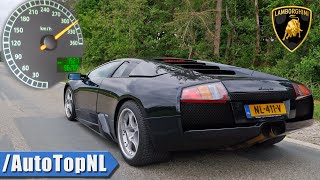 LAMBORGHINI Murcielago ACCELERATION 300kmh amp TUBI EXHAUST SOUND by AutoTopNL [upl. by Anabahs]