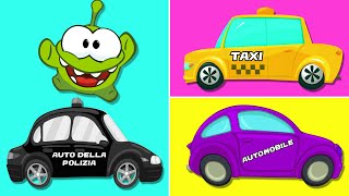 Cartoni Per Bambini 🚗 Impara I Colori Con Le Auto 🚙 Om Nom Italiano [upl. by Brandise72]