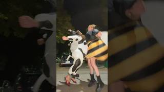 noi che ci dirigiamo alla cena a tema animalier 🐄🐝  TT LE GIRLZ [upl. by Trauts]