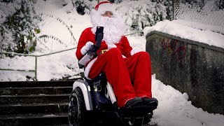 Scewo Christmas  Santa swaps his sleigh for our wheelchair BRO 🎅 [upl. by Esdnil950]