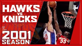 2001 SEASON  HAWKS vs KNICKS [upl. by Naivatco950]