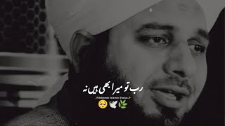 Rab To Mera Bhi Hai Na🌿🥺 Peer Ajmal Raza Qadri  Emotional Status shorts bayan islamicstatus [upl. by Iztim402]