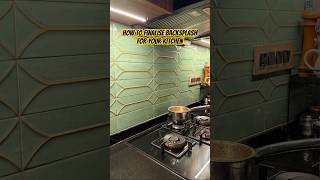 How to Choose right Backsplash For Kitchen kitchenrenovation kitcheninterior kitchentiles tips [upl. by Briggs]