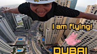 WORLDS LONGEST URBAN ZIPLINE  DUBAI XLINE  AMAZING EXPERIENCE 4K [upl. by Adyan117]