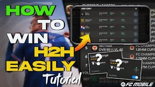 How to Win Every H2H Match Easily  H2H Tips amp Tricks  FC Mobile [upl. by Mccomb]