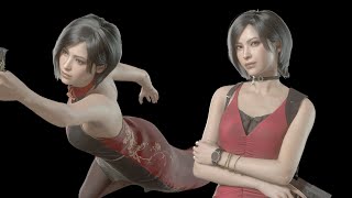 New Ada Wong Models Jiggle Physics  RE4 Remake Separate Ways [upl. by Ruenhs225]