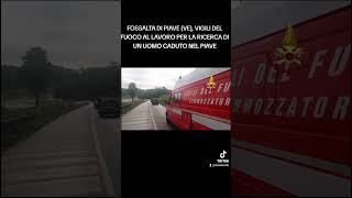 091024 FOSSALTA DI PIAVE VIGILI DEL FUOCO AL LAVORO PER LA RICERCA DI UN UOMO CADUTO NEL PIAVE [upl. by Rudolfo57]