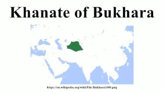 Khanate of Bukhara [upl. by Quartet]