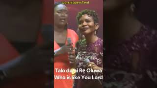 PASTOR TOLU  TA LO DA BI RE POWERFUL YORUBA WORSHIP christiansongs gospelsinger bidemi [upl. by Adikram757]