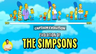 Evolution Of THE SIMPSONS  37 Years Explained  CARTOON EVOLUTION [upl. by Erda816]