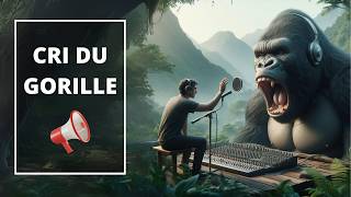 Écoutez le puissant cri du gorille  🦍 Bruit gorille  The cry of the gorilla 🔊 [upl. by Tamqrah]