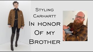 Styling Carhartt Jacket in HONOR OF MY BROTHER Patrick Roers  Wear vs Style [upl. by Nelluc]