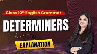 Determiners Class 10  Determiners in English Grammar  Class 10 English Grammar Board 2024 [upl. by Editha]