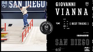 Giovanni Vianna 2nd Place SLS San Diego  Best Tricks [upl. by Etiuqram]