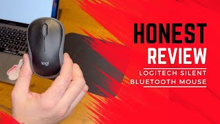 Logitech M240 Silent Bluetooth Mouse Wireless Compact Portable Smooth Tracking REVIEW [upl. by Ardis35]