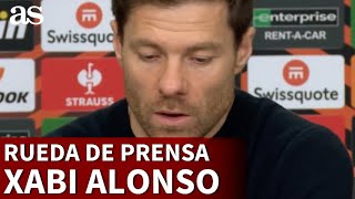 BAYER LEVERKUSEN 2  FERENCVAROS 0  RUEDA de PRENSA de XABI ALONSO  Diario AS [upl. by Nagram586]