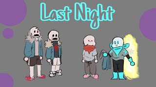 Last Night  Undertale AU Comic Dub  MurderSwap ft fantasydubs7382 [upl. by Tull]