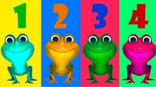 FIVE SPECKLED FROGS SONG FOR CHILDREN  NURSERY RHYME FOR KIDS BY SMARTBABYSONGS [upl. by Irpac]