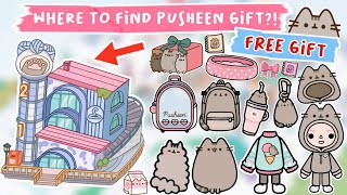 Toca Life World  WHERE TO FIND FREE GIFT COLLAB PUSHEEN OUT NOW  TOCA BOCA UPDATE [upl. by Fisuoy]