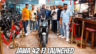 2024 Jawa 42 FJ 350cc with alpha 2 Engine  Launched in Delhi  First delivery of delhi  Full Event [upl. by Mcdougall832]