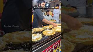 Desi paneer Chilla in just 99😋🥵 chilla paneerchilla recipe recipeoftheday food desistreet [upl. by Anilatsyrc259]