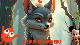 Le Loup et lAgneau  Les Fables de La Fontaine en dessin animé [upl. by Enner]