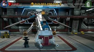 LEGO Star Wars III The Clone Wars  All Republic Airships [upl. by Analem]