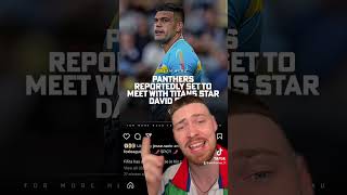 DAVID FIFITA TO THE PENRITH PANTHERS  🤯 nrl rugbyleague youtubeshorts [upl. by Teagan]