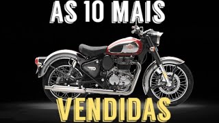 As 10 motos MAIS vendidas na Índia Royal Enfield e Bajaj dominam geral [upl. by Atilehs651]