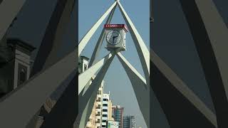 Dubai Clock Tower An iconic blend of history dubai shortsfeed shorts [upl. by Eenot745]