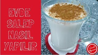 Salep Nasıl YapılırEvde Salep YapımıSıcak İçecek Tarifleri [upl. by Dorina967]