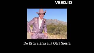 Chalino Sanchez IA  De Esta Sierra a la Otra Sierra [upl. by Anoniw]